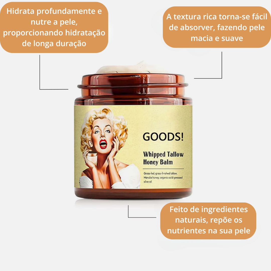 Creme Restaurador Lumél – Bálsamo Natural de Sebo Bovino e Mel