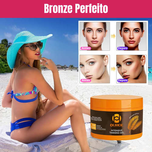 Gel Bronzeador Intensivo- Bronzeado Prefeito Este Verão