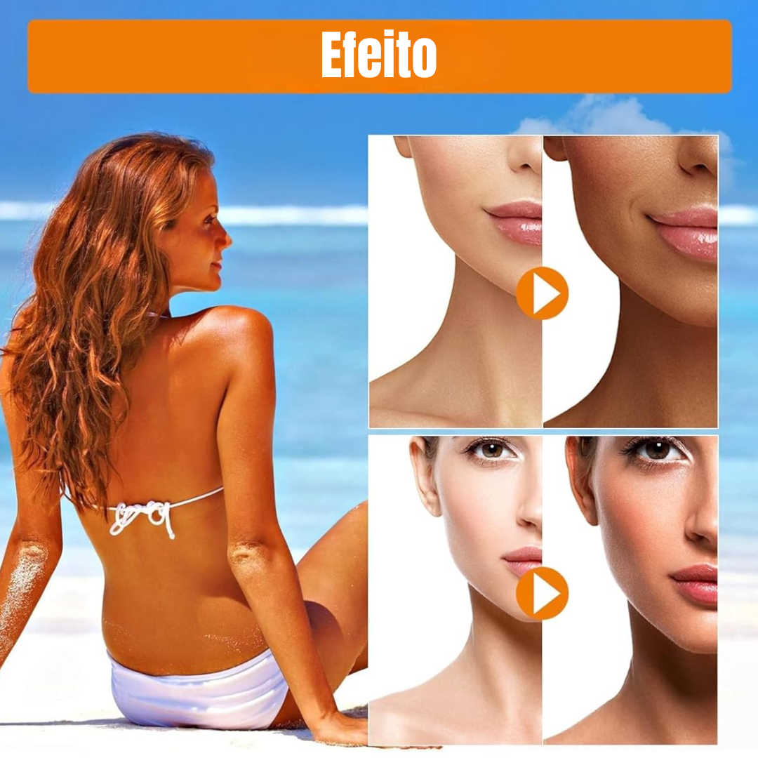 Gel Bronzeador Intensivo- Bronzeado Prefeito Este Verão