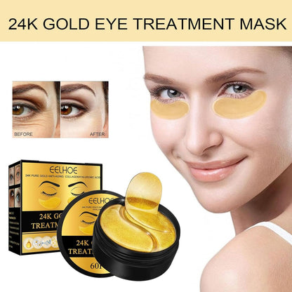 EELHOE 24K Gold Eye Taps – 60 unidades ✨👁️